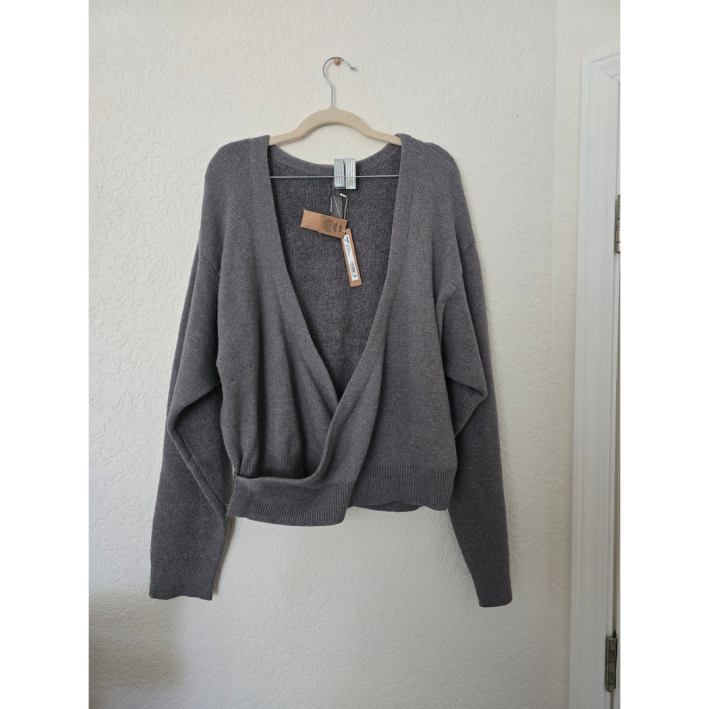 NWT Skims Textured Knit Wrap Sweater 2x/3x - Picture 11 of 11